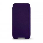 Beyzacases New Zero - кожен калъф (естествена кожа, ръчна изработка) за iPhone 8, iPhone 7, iPhone 6, iPhone 6S (лилав) 1