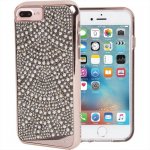 CaseMate Brilliance Case - кейс с висока защита и кристали за iPhone 8 Plus, iPhone 7 Plus, iPhone 6S Plus, iPhone 6 Plus (златист) 2
