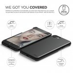Elago S7 Slim Fit 2 Case + HD Clear Film - поликарбонатов кейс и HD покритие за iPhone 8, iPhone 7 (черен-лъскав) 2