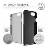 Elago S7 Slim Fit 2 Case + HD Clear Film - поликарбонатов кейс и HD покритие за iPhone 8, iPhone 7 (черен-лъскав) 4