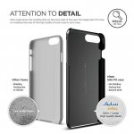 Elago S7 Slim Fit 2 Case + HD Clear Film - поликарбонатов кейс и HD покритие за iPhone 8 Plus, iPhone 7 Plus (черен-лъскав) 4