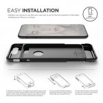 Elago S7 Glide Case + HD Clear Film - поликарбонатов кейс и HD покритие за iPhone 8 Plus, iPhone 7 Plus (черен-лъскав) 2