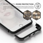 Elago S7 Glide Case + HD Clear Film - поликарбонатов кейс и HD покритие за iPhone 8 Plus, iPhone 7 Plus (черен-лъскав) 1