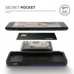 Elago Armor Case - хибриден кейс (поликарбонат + TPU) и HD покритие за iPhone 8, iPhone 7 (син) 6