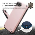 Elago Armor Case - хибриден кейс (поликарбонат + TPU) и HD покритие за iPhone 8, iPhone 7 (розов) 2
