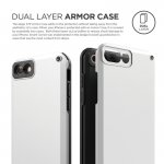 Elago Armor Case - хибриден кейс (поликарбонат + TPU) и HD покритие за iPhone 8 Plus, iPhone 7 Plus (бял) 1