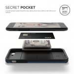 Elago Armor Case - хибриден кейс (поликарбонат + TPU) и HD покритие за iPhone 8 Plus, iPhone 7 Plus (син) 6