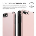 Elago Armor Case - хибриден кейс (поликарбонат + TPU) и HD покритие за iPhone 8 Plus, iPhone 7 Plus (розов) 1
