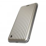 STILMIND Jet Set Flip Case - хибриден флип кейс със слот за кр. карта за iPhone 8, iPhone 7 (златист) 2