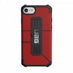 Urban Armor Gear Metropolis - удароустойчив хибриден кейс тип портфейл за iPhone 8, iPhone 7, iPhone 6S, iPhone 6 (черен-червен) 4