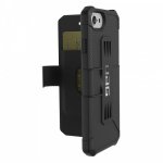Urban Armor Gear Metropolis - удароустойчив хибриден кейс тип портфейл за iPhone 8, iPhone 7, iPhone 6S, iPhone 6 (черен) 1