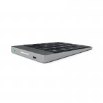 Satechi Slim Aluminum Wireless Keypad - безжична Bluetooth клавиатура с 18 бутона за MacBook (тъмносива) 2