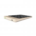 Satechi Slim Aluminum Wireless Keypad - безжична Bluetooth клавиатура с 18 бутона за MacBook (златиста) 2