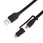 Tylt Flip Duo Charge & Sync Lightning and MicroUSB - кабел 2в1 за Apple и MicroUSB устройства  1