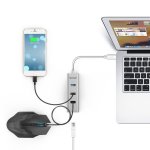 TeckNet TA301 Type-C 3-Port USB 3.0 Hub with Ethernet Adapter - алуминиев USB-C хъб с 3xUSB изхода и Ethernet порт 5