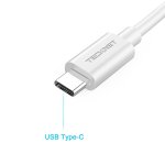 TeckNet TA301 Type-C 3-Port USB 3.0 Hub with Ethernet Adapter - алуминиев USB-C хъб с 3xUSB изхода и Ethernet порт 2