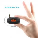 TeckNet MT-095 FM transmitter - зарядно за кола с универсален FM трансмитер за мобилни устройства (черен) 2