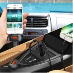 TeckNet MT-095 FM transmitter - зарядно за кола с универсален FM трансмитер за мобилни устройства (черен) 3