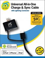 Symtek TekPower MFI Lightning and MicroUSB Cable - сертифициран кабел 2в1 за Apple и MicroUSB устройства  2