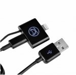 Symtek TekPower MFI Lightning and MicroUSB Cable - сертифициран кабел 2в1 за Apple и MicroUSB устройства  1