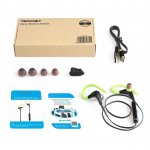 TeckNet G940 Bluetooth 4.0 Noise Canselling Sports Earphones - безжични спортни слушалки с микрофон за мобилни устройства (черен) 6