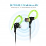 TeckNet G940 Bluetooth 4.0 Noise Canselling Sports Earphones - безжични спортни слушалки с микрофон за мобилни устройства (черен) 2