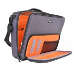 Cocoon Chelsea Laptop Case with Grid-It - ударо и водоустойчива чанта с дръжки и презрамка за преносими компютри до 16 инча (сив) 2