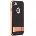 Moshi Kameleon Case - удароустойчив кожен кейс за iPhone 8, iPhone 7 (черен) 3