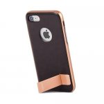 Moshi Kameleon Case - удароустойчив кожен кейс за iPhone 8, iPhone 7 (черен) 5