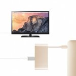 Moshi USB-C Multiport Adapter - адаптер за свързване от USB-C към HDMI 4K, USB-C, USB-A (златист) 5