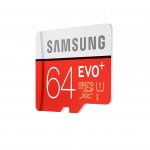 Samsung MicroSDHC 64GB EVO Plus UHS-I Memory Card - microSDHC памет с SD адаптер за Samsung устройства (клас 10) 1