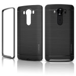 Verus High Pro Shield Case - висок клас хибриден удароустойчив кейс за LG V10 (черен-сив) 1