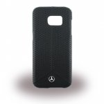 Mercedes-Benz Genuine Leather Hard Case - дизайнерски кожен кейс за Samsung Galaxy S7 Edge (черен) 1