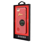 Guess Scarlett Hard Case - дизайнерски хибриден кейс за iPhone 8, iPhone 7 (червен) 1