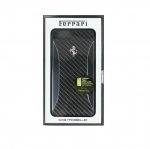 Ferrari Carbon Fiber Hard Case - дизайнерски карбонов кейс за iPhone 8 Plus, iPhone 7 Plus (черен) 1