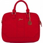 Guess Scarlett Bag - луксозна дизайнерска чанта с дръжки и презрамка за преносими компютри до 13.3 инча (червена) 1