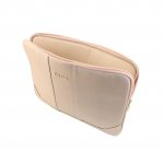 Guess Saffiano Notebook Sleeve - дизайнерски луксозен кожен калъф за преносими компютри до 15 инча (златист) 1