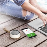 Samsung Wireless-Speaker Scoop EO-SG510CD - дизайнерски безжичен спийкър за устройства с Bluetooth (бял) 4