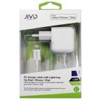 Jivo 2.1A Lightning Wall Charger - сертифицирано захранване за ел. мрежа с вграден Lightning кабел за iPhone, iPad и iPod с Lightning  1