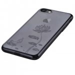 Devia Crystal Lotus Case - поликрабонатов кейс за iPhone 8 Plus, iPhone 7 Plus (с кристали Сваровски) (черен) 3