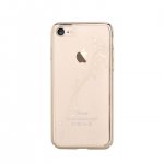Devia Crystal Papillon Case - поликрабонатов кейс за iPhone 8, iPhone 7 (с кристали Сваровски) (златист) 1