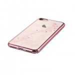Devia Crystal Papillon Case - поликрабонатов кейс за iPhone 8 Plus, iPhone 7 Plus (с кристали Сваровски) (розово злато) 2