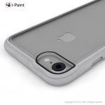 iPaint Matte Frame Case - дизайнерски поликарбонатов кейс с TPU рамка за iPhone 8, iPhone 7 (прозрачен) 2