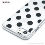 iPaint Glamour Pois Case - дизайнерски TPU кейс за iPhone 8, iPhone 7 (прозрачен) 1