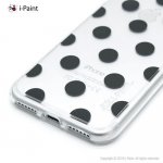 iPaint Glamour Pois Case - дизайнерски TPU кейс за iPhone 8, iPhone 7 (прозрачен) 2