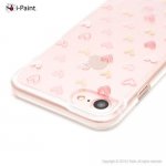 iPaint Glamour Hearts Case - дизайнерски TPU кейс за iPhone 8, iPhone 7 (прозрачен) 1