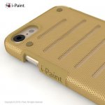 iPaint Gold MC Case - метален кейс за iPhone 8, iPhone 7 (златист) 1