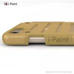 iPaint Gold MC Case - метален кейс за iPhone 8, iPhone 7 (златист) 2