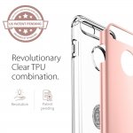 Spigen Slim Armor Case - хибриден кейс с поставка и най-висока степен на защита за iPhone 8, iPhone 7 (розово злато) 5