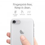 Spigen AirSkin Case - качествен ултратънък (0.36мм) кейс за iPhone 8, iPhone 7 (прозрачен-мат) 3